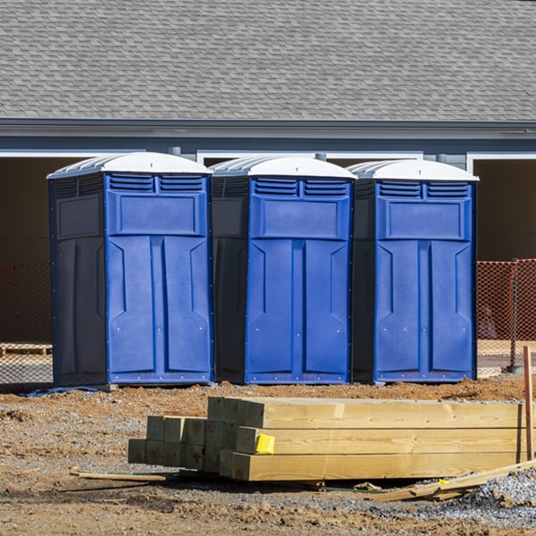 are there any restrictions on where i can place the porta potties during my rental period in Ludlow CA